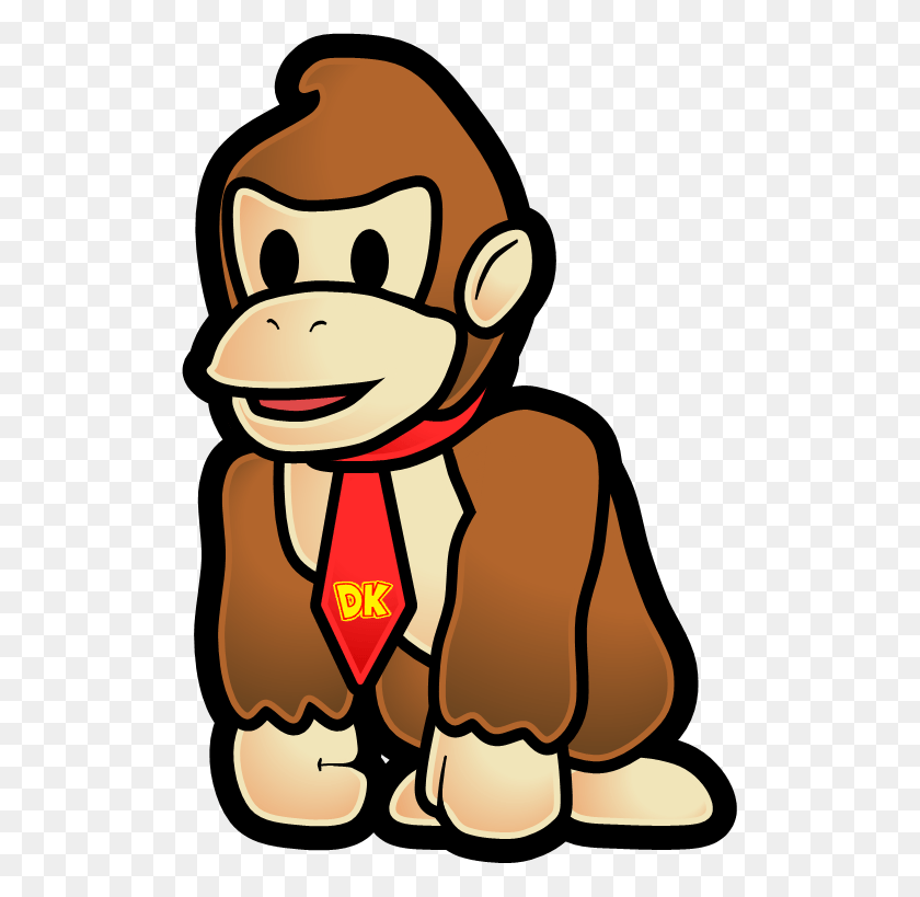 508x759 Clipart Donkey Kong Clipart, Tie, Accessories, Accessory HD PNG Download