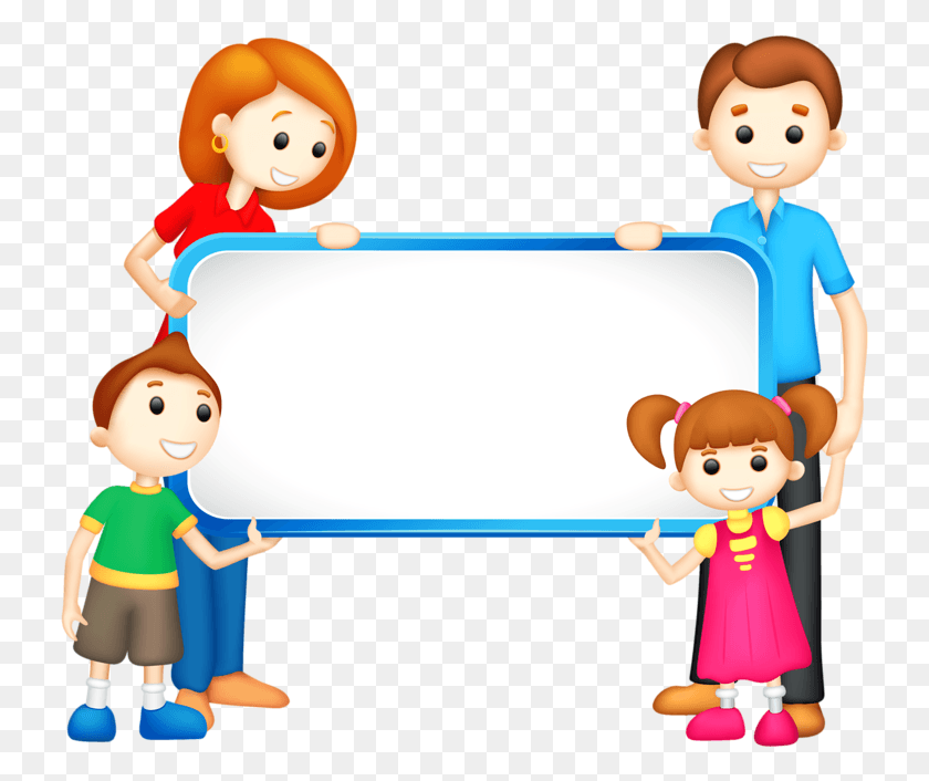 731x646 Clipart Family Family Day Border Design, Person, People, Female HD PNG Download