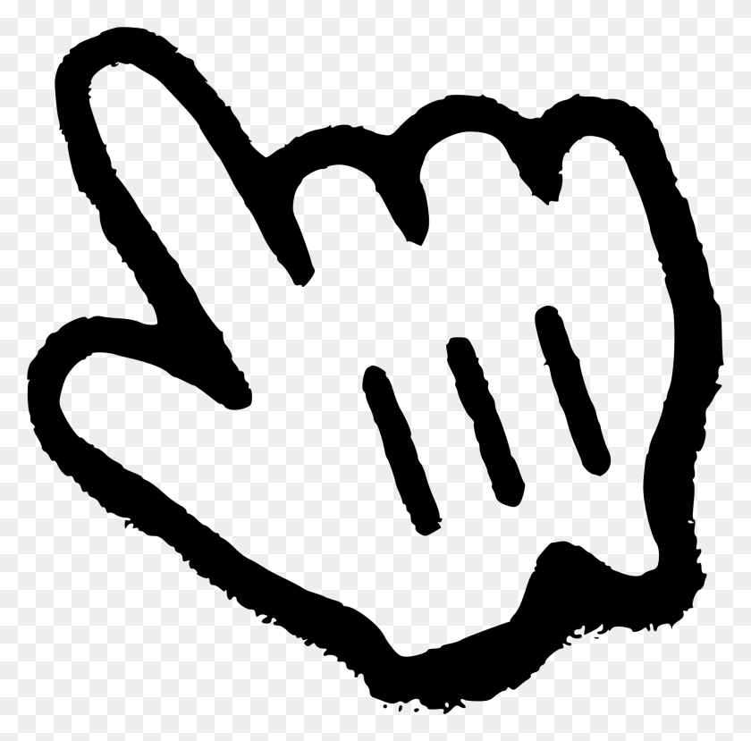 1708x1686 Клипарт Finger Image Clip Art Pointer Finger, Серый, World Of Warcraft Hd Png Download