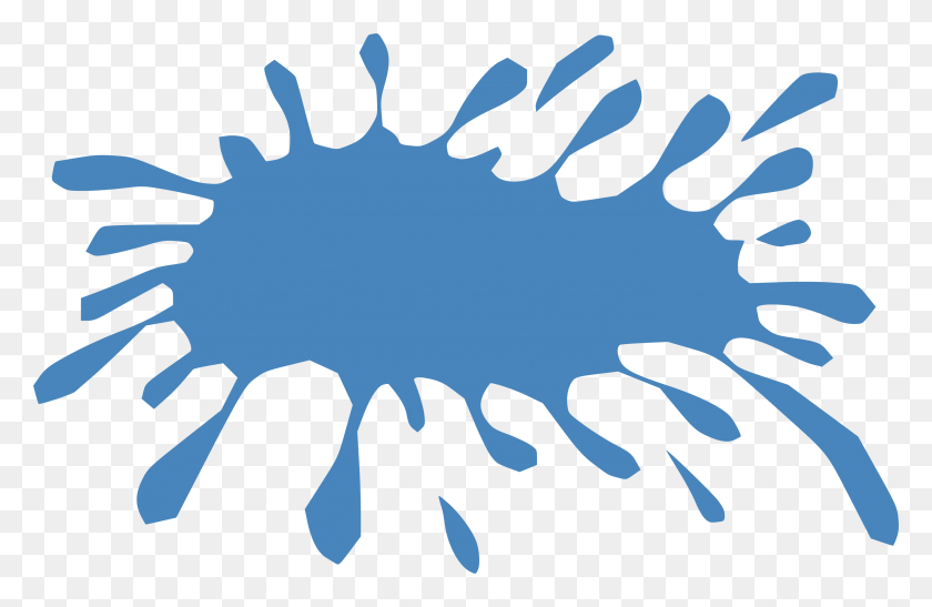 2838x1774 Clipart Fire Blue Transparent Splash Clip Art, Stain, Symbol, Water HD PNG Download