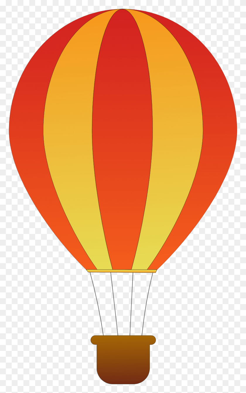 800x1317 Clipart Free Ballon Vector Clipart On Hot Air Balloon, Hot Air Balloon, Aircraft, Vehicle HD PNG Download