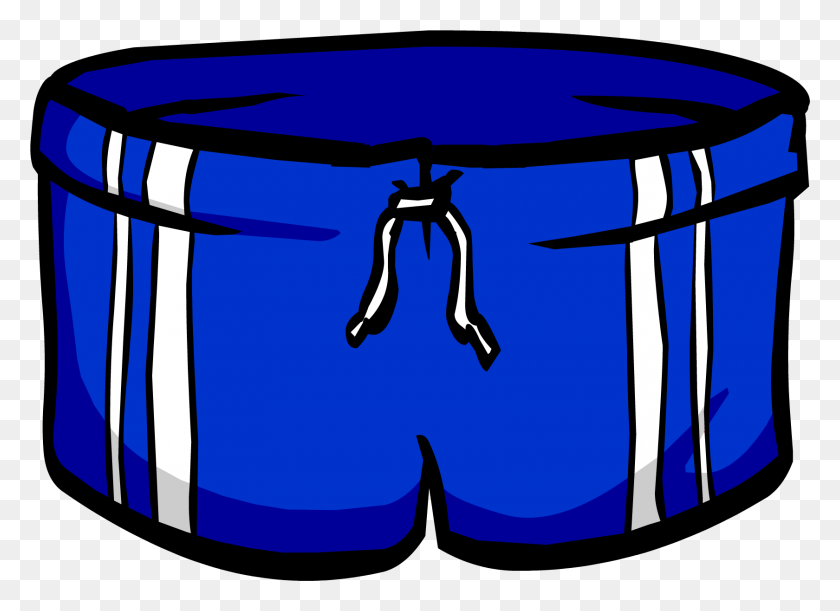 1680x1187 Clipart Free Blue Shorts Club Penguin Wiki Blue Swimsuit Clip Art, Drum, Percussion, Musical Instrument HD PNG Download