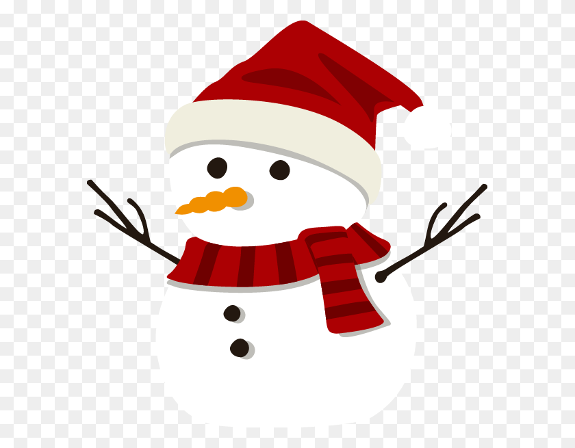 585x595 Clipart Free Cartoon Clip Art Cute Pattern Cute Cartoon Snowman, Nature, Outdoors, Snow HD PNG Download