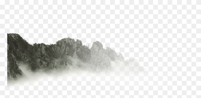 1723x778 Клипарт Бесплатно Туман Вектор Гора, Природа, На Открытом Воздухе, Погода Hd Png Скачать