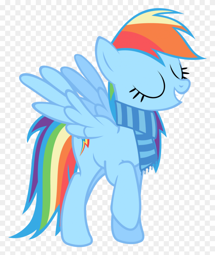 831x996 Clipart Freeuse Scarf Svg Transparent Background Mlp Rainbow Dash In A Scarf, Animal, Sunglasses, Accessories HD PNG Download