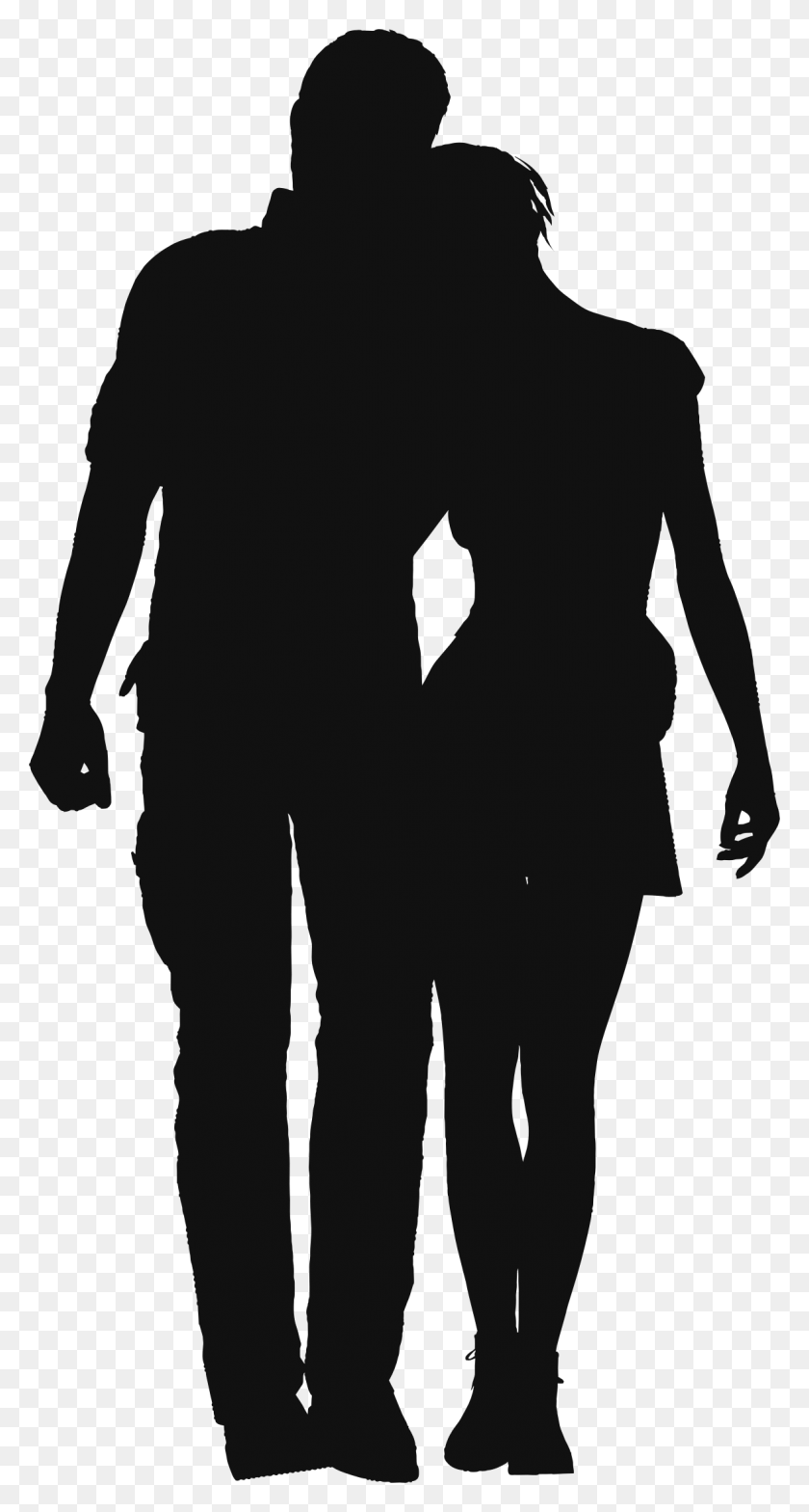 1162x2248 Clipart Friends Hugging Clipart Silhouette, Person, Human HD PNG Download