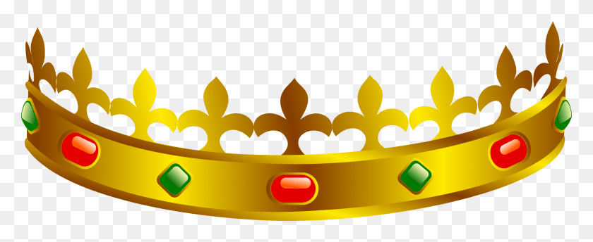 2400x874 Clipart Front Crown Crown Vector Transparent King Crown Prince Crown Clipart, Jewelry, Accessories, Accessory HD PNG Download