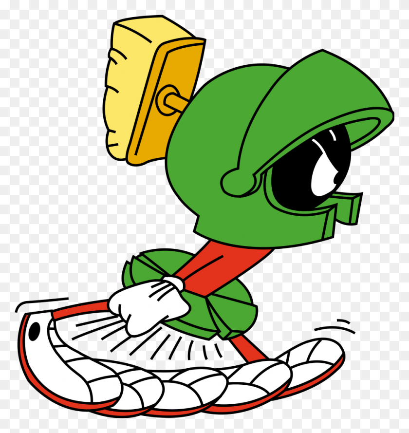 938x998 Clipart Gallery Looney Toons Marvin The Martian Transparent, Sunglasses, Accessories, Accessory HD PNG Download