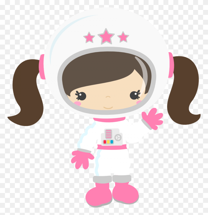 900x934 Clipart Girl Astronaut Astronauta, Disfraz, Muñeco De Nieve, Invierno Hd Png