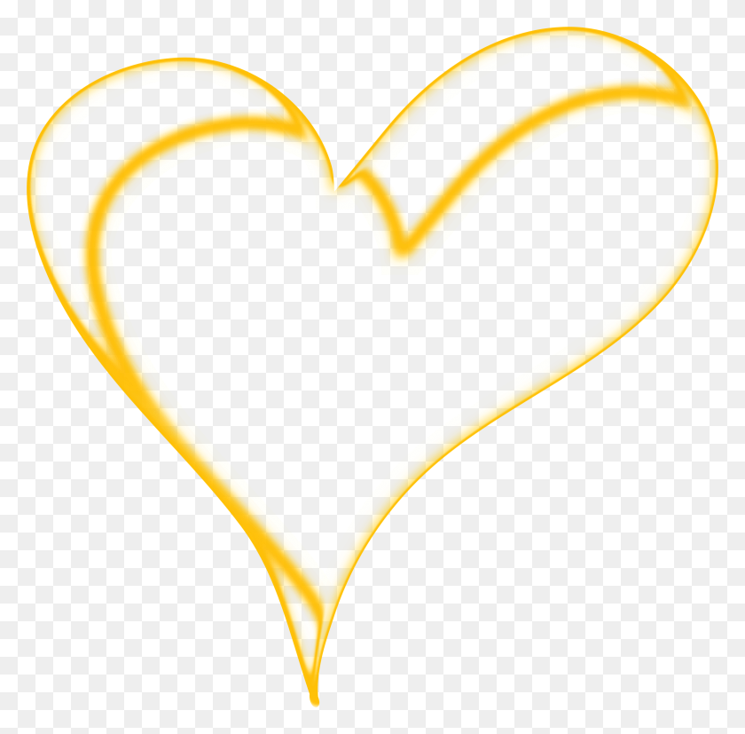 2372x2334 Clipart Heart Hand Drawn Heart, Banana, Fruit, Plant HD PNG Download