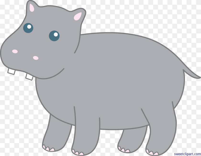 Hippo Gray Thing, Animal, Mammal, Rat, Rodent Clipart PNG