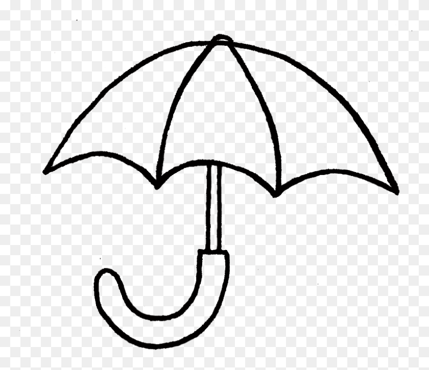 795x678 Clipart Info Simple Drawing Of Umbrella, Heart, Stencil, Face HD PNG Download
