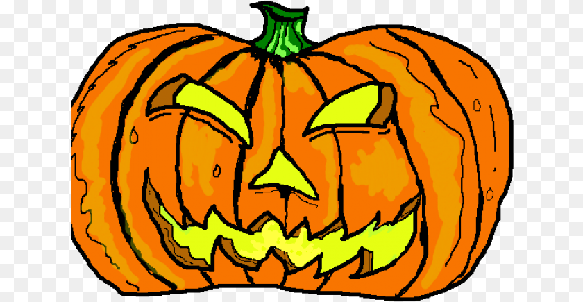 639x435 Clipart Jack O Lantern Halloween Calabaza Habbo, Food, Plant, Produce, Pumpkin PNG