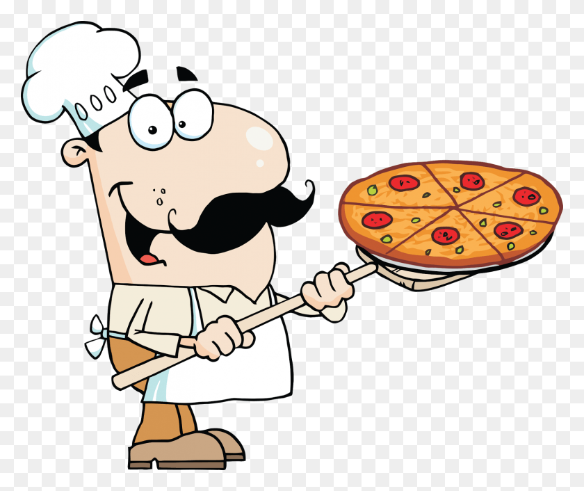 1600x1326 Clipart Niños Pizza, Chef, Raqueta, Malabares Hd Png