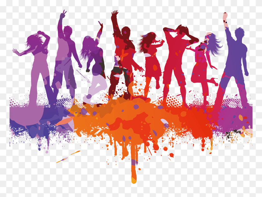 1403x1029 Clipart Library Dancing Transparent Party Dance Party, Graphics, Fire HD PNG Download