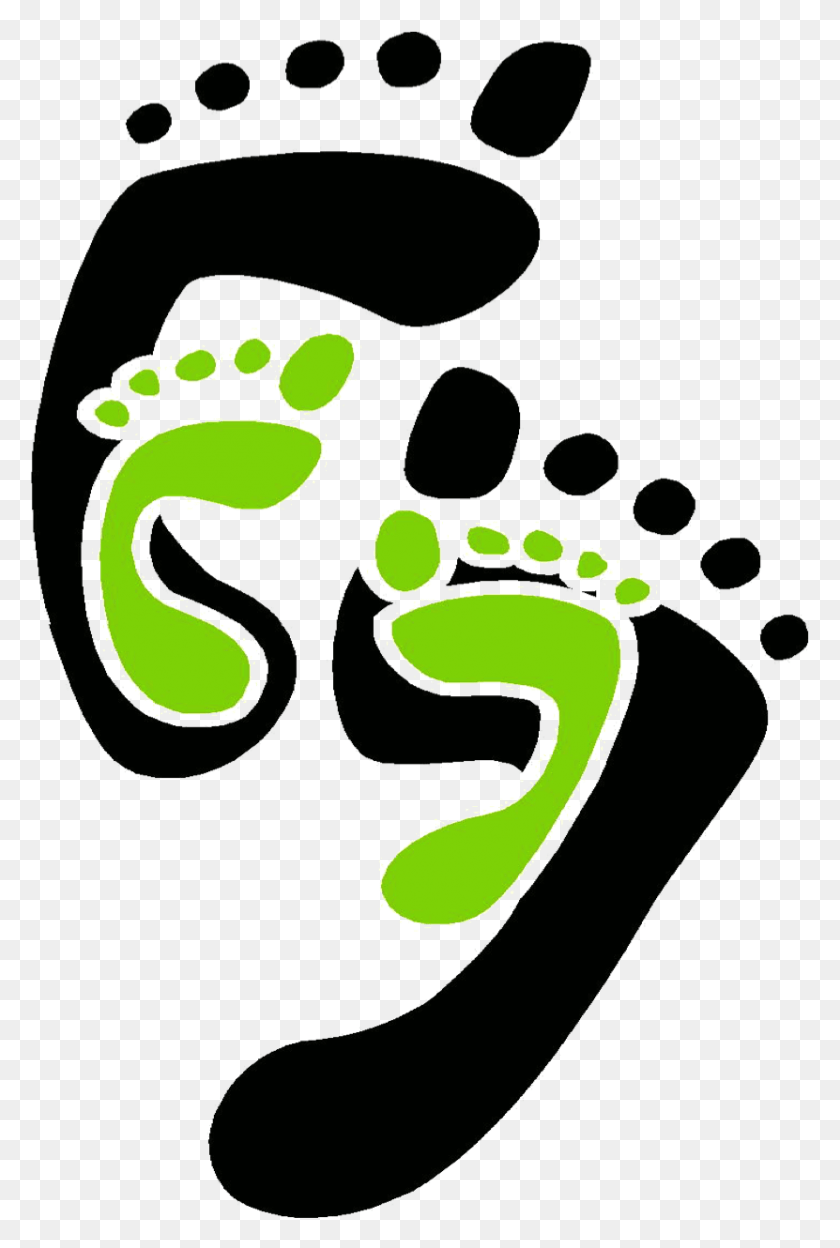 831x1266 Clipart Library Kids Club Twinvalleybiblechapel Footsteps Of Jesus Clipart, Footprint, Green HD PNG Download