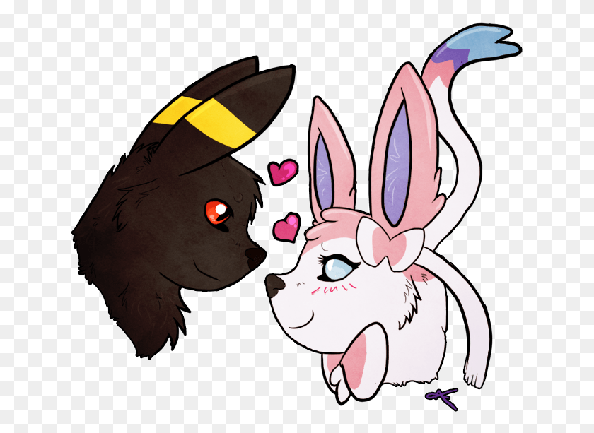 641x553 Clipart Library Library Bildresultat F Sylveon And Umbreon In Love, Mammal, Animal, Deer HD PNG Download