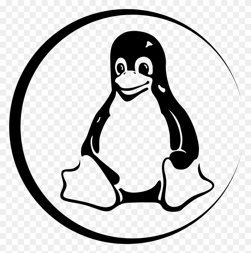2094x2115 Клипарт Библиотека Stock Linux Logo Прозрачный Svg Значок Linux, Серый, World Of Warcraft Hd Png Скачать
