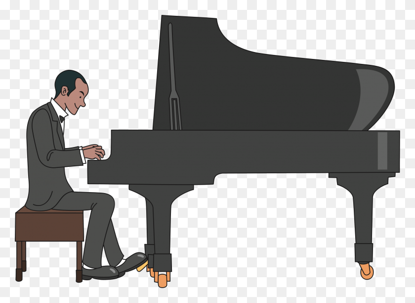 2399x1699 Clipart Male Pianist Pianist Kartinka, Performer, Person, Human HD PNG Download