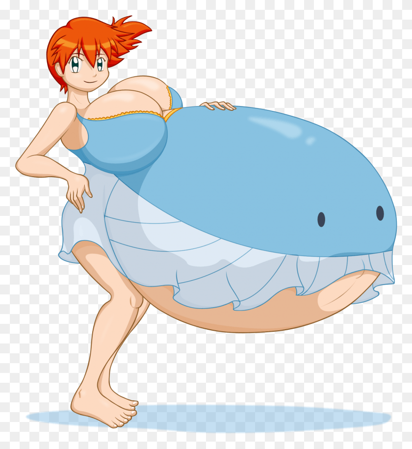 1511x1658 Clipart Misty Wailord, Animal, Bird HD PNG Download