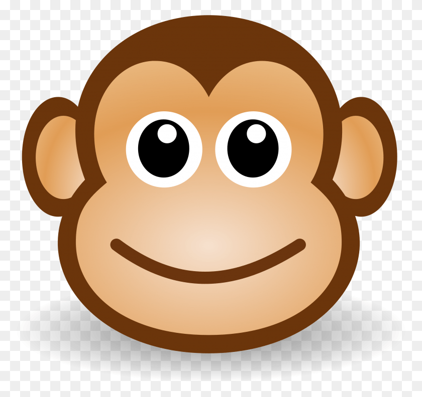 3181x2988 Clipart Monkey Big Image Mono De Dibujos Animados, Cookie, Alimentos, Galleta Hd Png