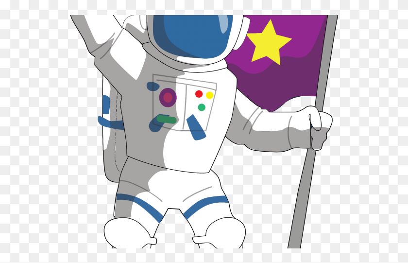 554x481 Clipart Of The Day Cartoon Astronaut Transparent HD PNG Download