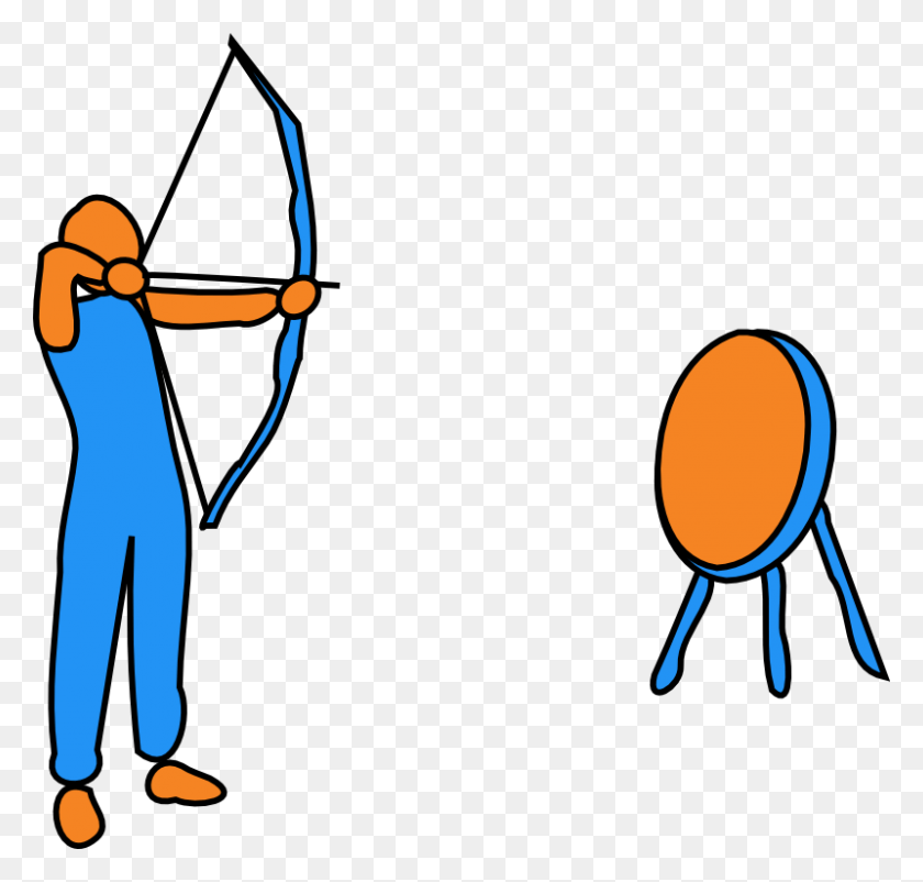800x762 Clipart On Target Aim Clipart, Sport, Sports, Archery HD PNG Download