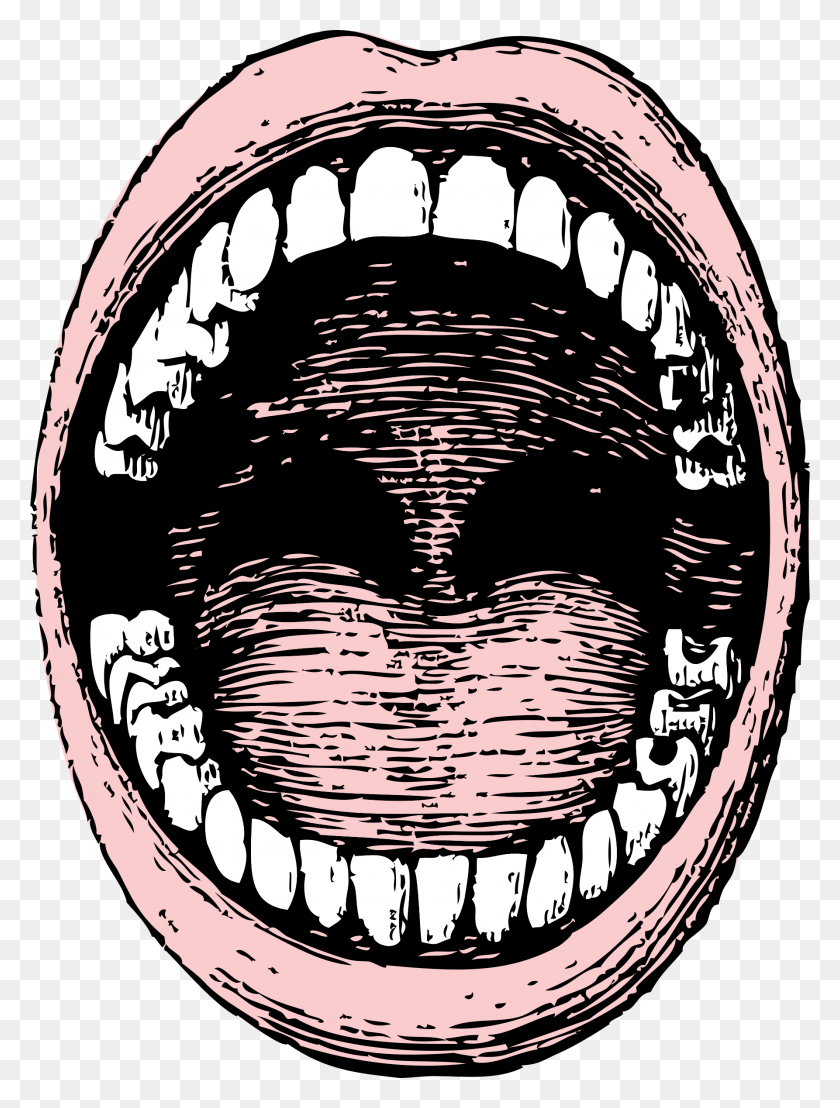 1786x2400 Clipart Open Mouth Wide Open Mouth Drawing, Label, Text, Logo HD PNG Download