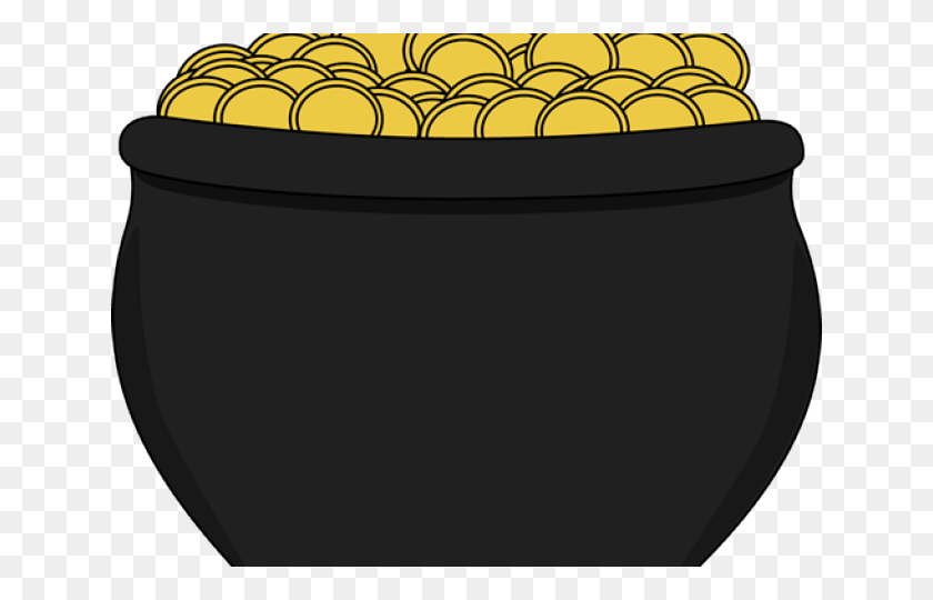 640x480 Clipart Pot Of Gold, Bowl, Dutch Oven, Food HD PNG Download