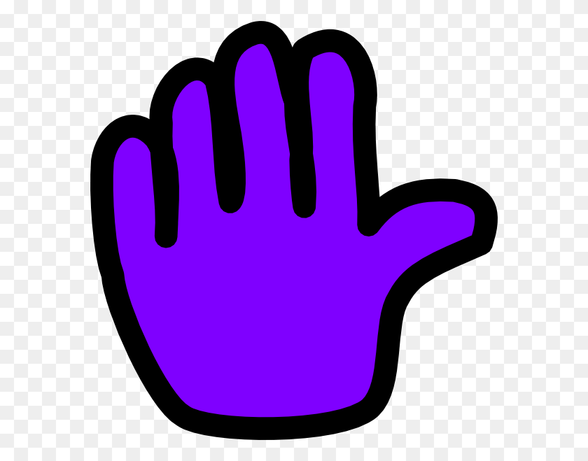 582x599 Clipart Purple Hand, Clothing, Apparel, Glove HD PNG Download