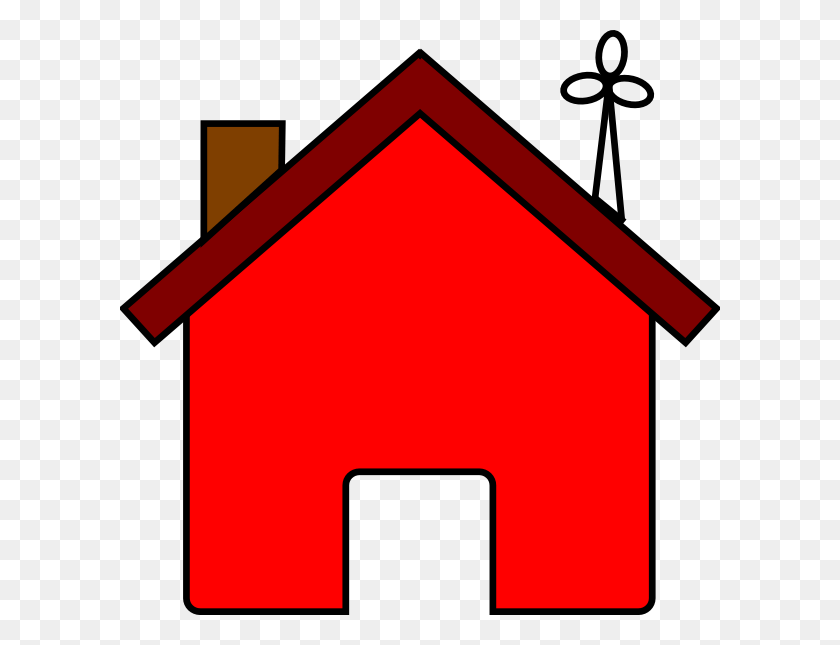 600x585 Clipart Red House, Mailbox, Letterbox HD PNG Download