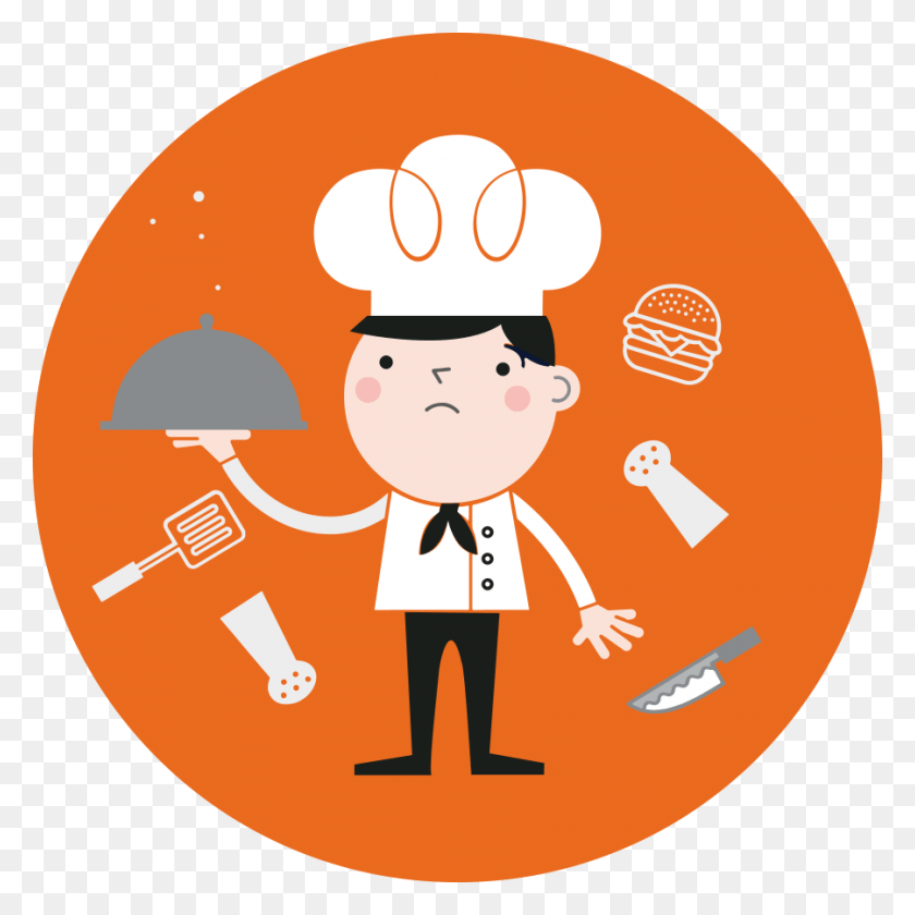 900x900 Clipart Restaurant Small Restaurant Restaurant Industry Icon, Chef, Poster, Advertisement HD PNG Download