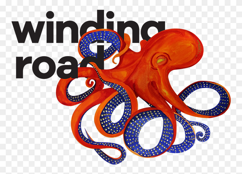 768x545 Clipart Road Winding Road Octopus, Invertebrate, Sea Life, Animal HD PNG Download