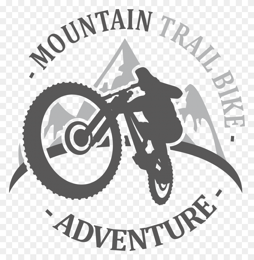 2595x2661 Clipart Royalty Free Library Logo Bicycle Wheel Bike Mountain Bike Racing Logo, Poster, Advertisement, Symbol HD PNG Download