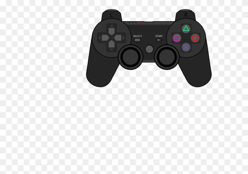 594x530 Clipart Royalty Free Small Video Frames Illustrations Playstation Controller Clipart, Electronics, Joystick HD PNG Download