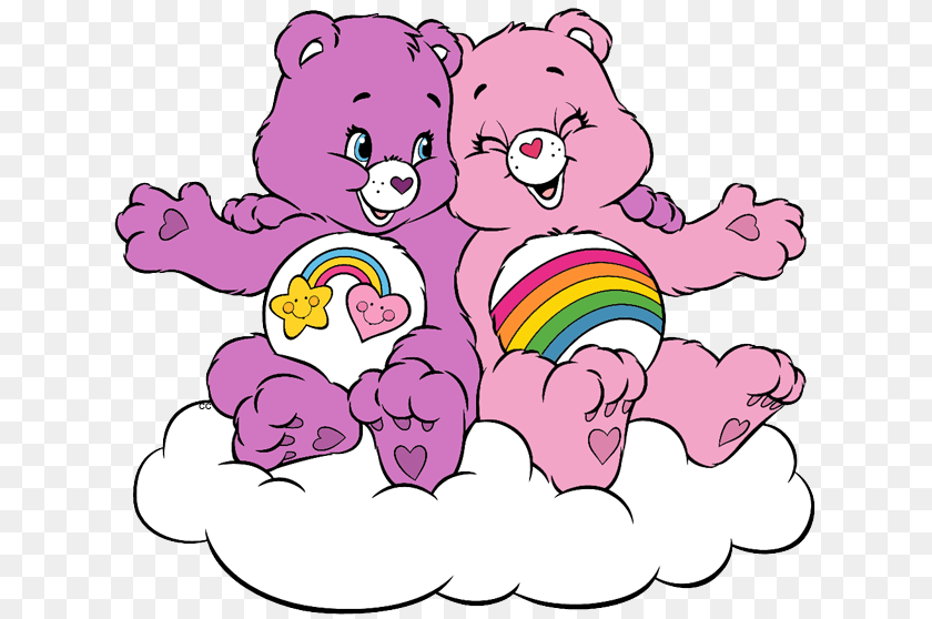 642x558 Clipart Royalty Library Care Bear On Cloud, Purple, Animal, Mammal, Wildlife PNG