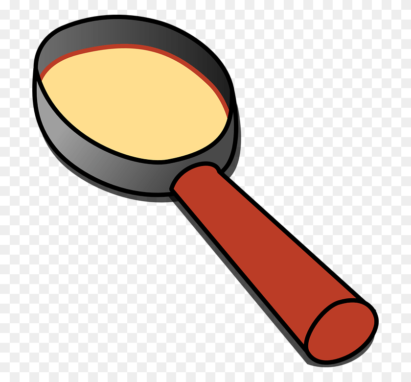 708x720 Clipart Science Magnifying Glass, Hammer, Tool, Magnifying HD PNG Download