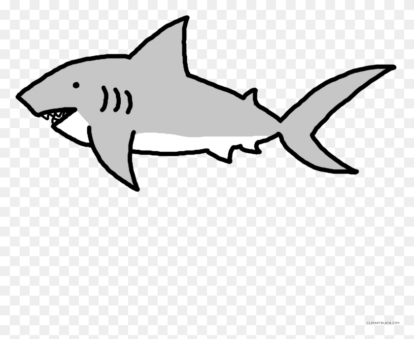 1467x1182 Clipart Shark Grey Shark Free Clipart Shark, Sea Life, Fish, Animal HD PNG Download