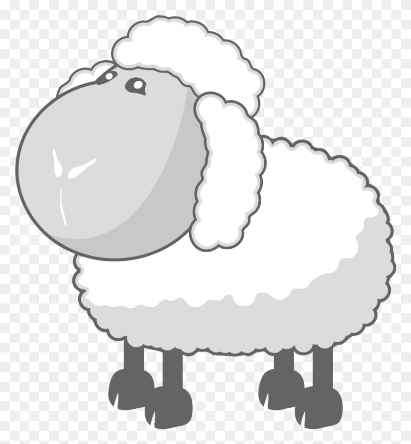 907x985 Clipart Sheep Sheep Welsh Baa Baa Wooly Sheep, Lamp, Animal, Plant HD PNG Download