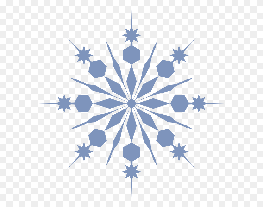 594x600 Clipart Silhouette Big Image Clipart Transparent Snowflake, Pattern, Ornament, Symbol HD PNG Download