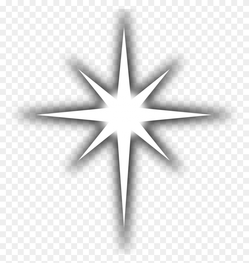 2263x2400 Clipart Star Of Bethlehem Transparent, Cross, Symbol, Star Symbol HD PNG Download