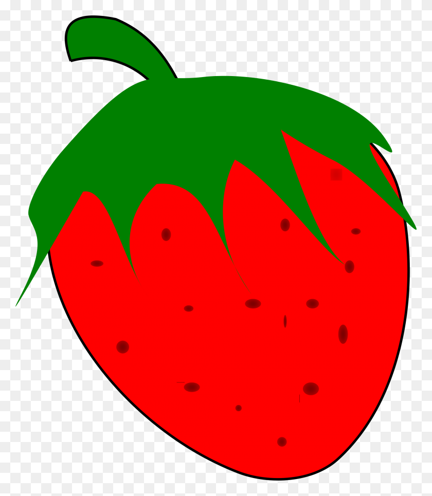 2067x2400 Clipart Strawberry Fresa, Plant, Food, Fruit HD PNG Download