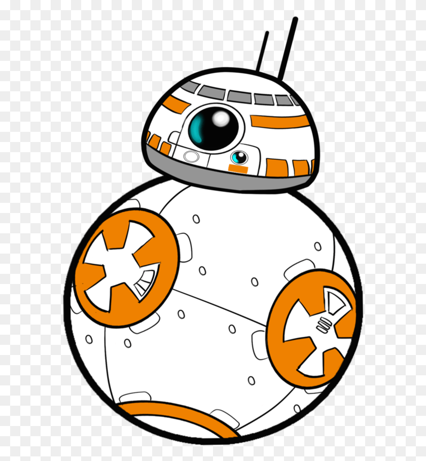 595x849 Clipart The Force Awakens Bb8 Clipart, Outdoors, Symbol, Text HD PNG Download