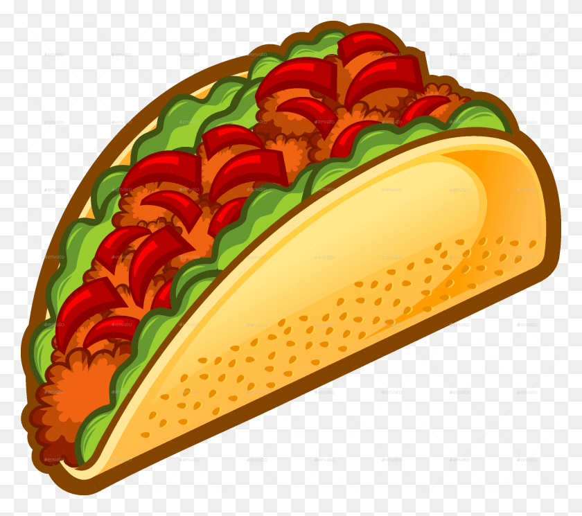 2400x2108 Clipart Transparent Background Taco, Food, Hot Dog, Meal HD PNG Download
