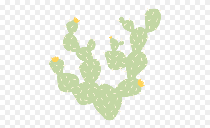 453x451 Clipart Wall Decal Weedecor Cactus, Stencil, Plant HD PNG Download