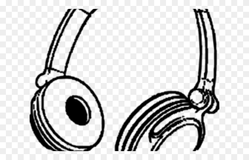 640x480 Clipart Wallpaper Blink Headphones Clipart Black And White, Gray, World Of Warcraft HD PNG Download