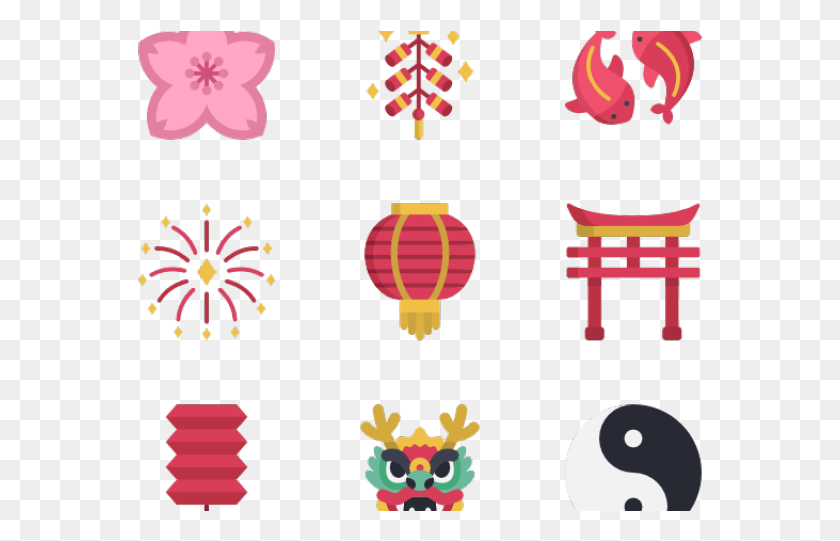 565x481 Clipart Wallpaper Blink Lunar New Year Icon Free, Text, Graphics HD PNG Download