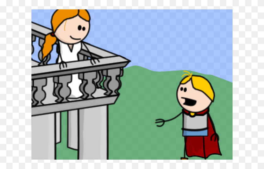 640x480 Clipart Wallpaper Blink Romeo And Juliet Balcony Scene Cartoon, Crowd, Judge HD PNG Download