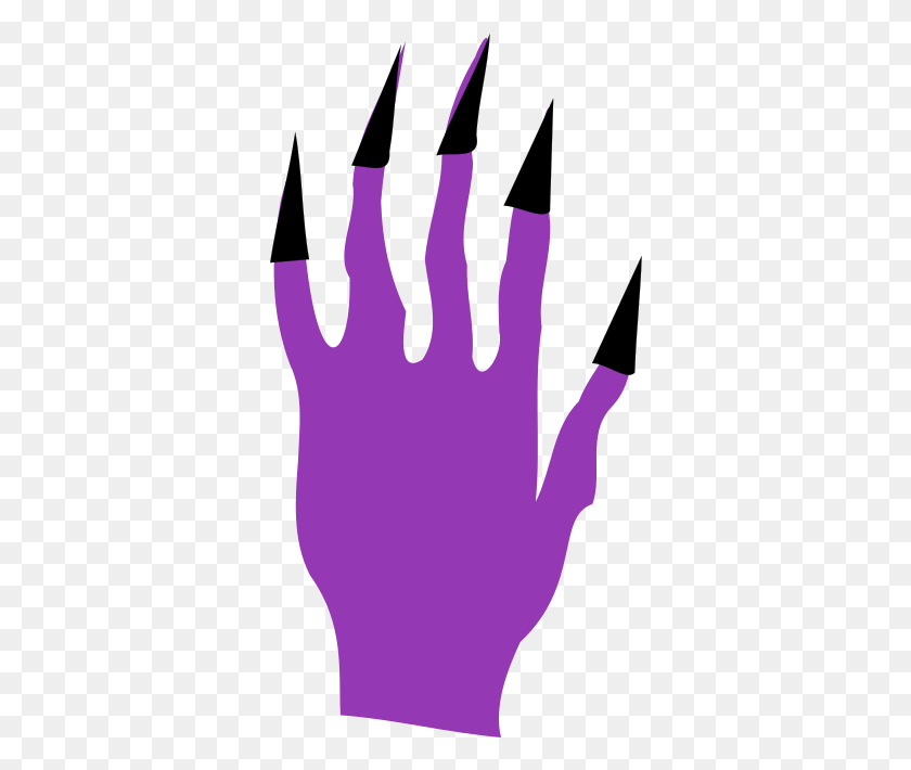 344x650 Clipart Witches Finger Nails Clip Art, Clothing, Apparel, Hand HD PNG Download