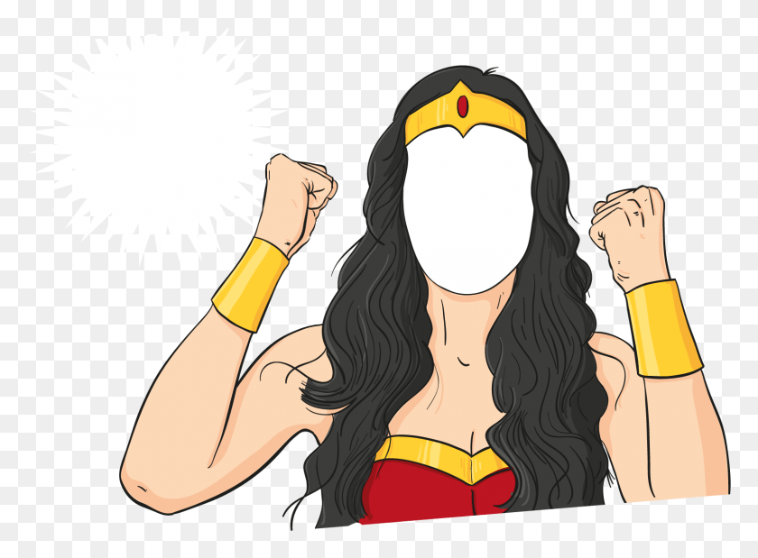 1604x1150 Clipart Woman Wonder Woman Crown Clipart, Face, Costume HD PNG Download